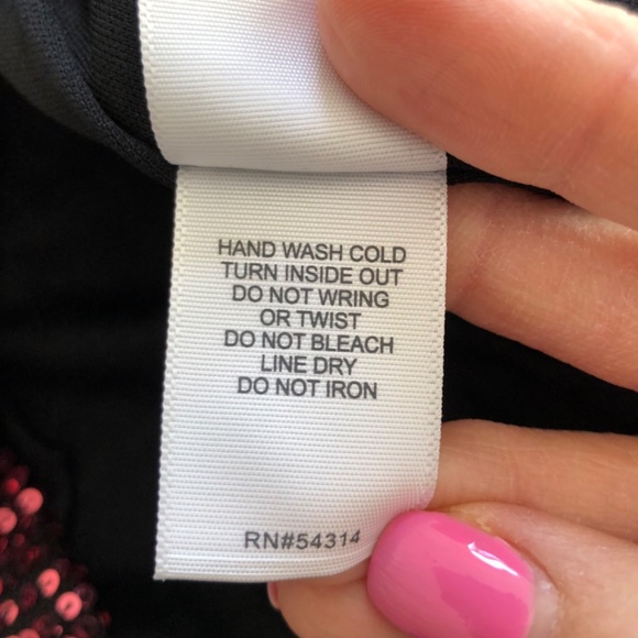 Gold & Pink Ombre Long Sleeve Sequin Shift Dress, 2 - Picture 13 of 16